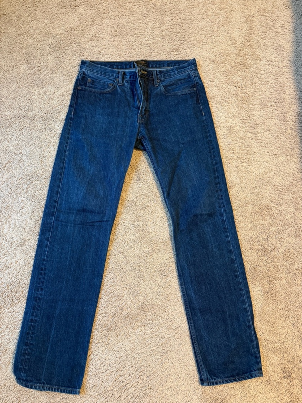 Men's Filson Dark Blue Straight-Leg Jeans